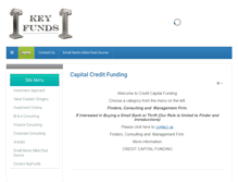 Tablet Screenshot of keyfunds.com